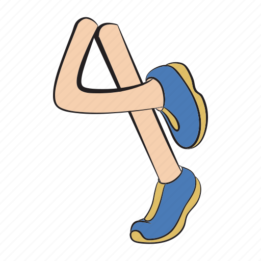 Foot, footwear, human, leg, person, run, shoe icon - Download on Iconfinder