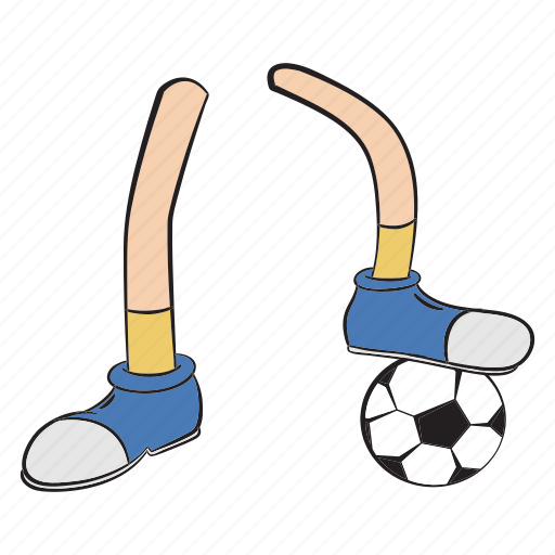 Ball, football, leg, play, run, shoe, soccer icon - Download on Iconfinder