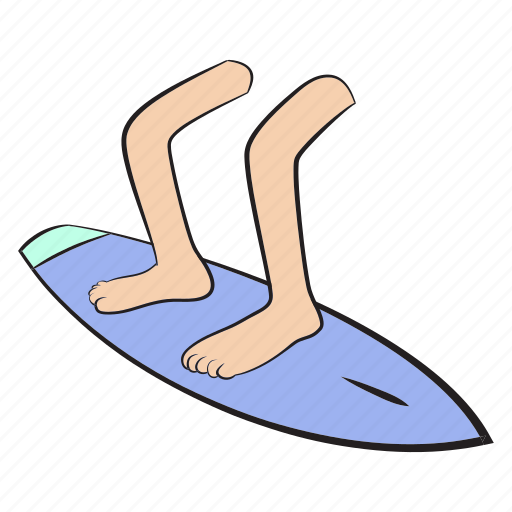 Board, feet, leg, run, shoe, sport, surfing icon - Download on Iconfinder