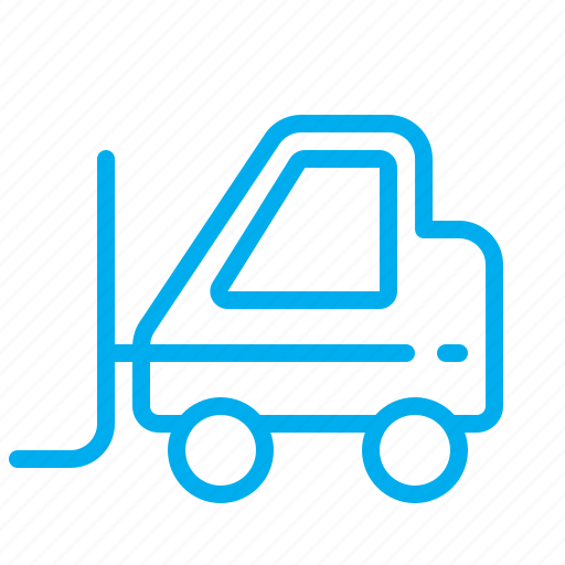 Forklift, electric, cargo, transportation, delivery, industrial, urban icon - Download on Iconfinder