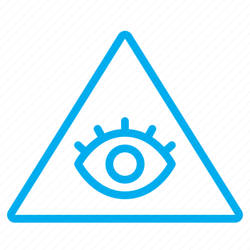 Illuminaty, conspiracy, eye, triangle, face, visible, invisible icon - Download on Iconfinder