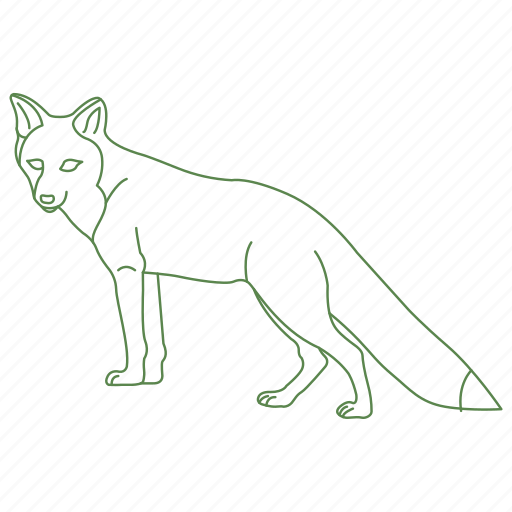 Animal, forest, fox, fur icon - Download on Iconfinder