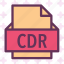cdr, extension, file, folder, tag 