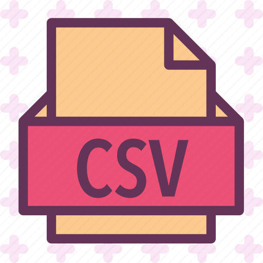 Csv, extension, file, folder, tag icon - Download on Iconfinder