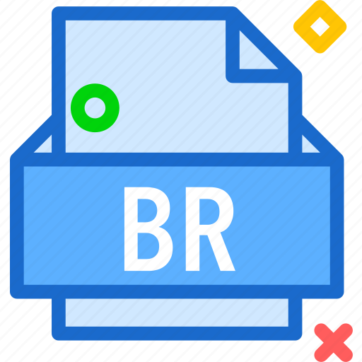 Br, extension, file, folder, tag icon - Download on Iconfinder