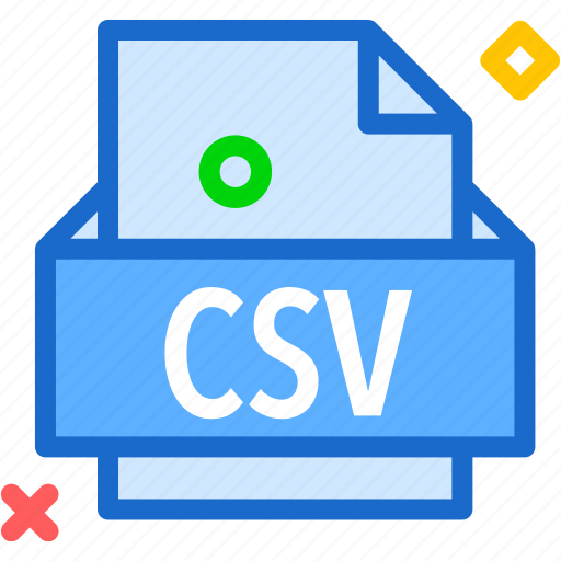 Csv, extension, file, folder, tag icon - Download on Iconfinder