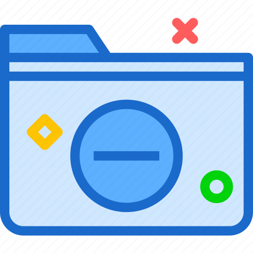 Extension, file, folder, folderremove, tag icon - Download on Iconfinder