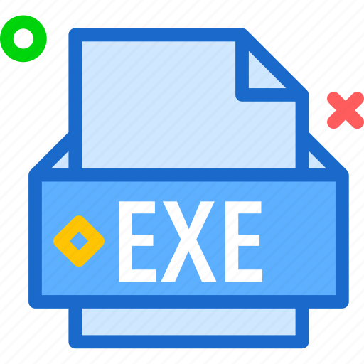 Exe, extension, file, folder, tag icon - Download on Iconfinder
