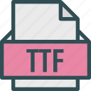 extension, file, folder, tag, ttf