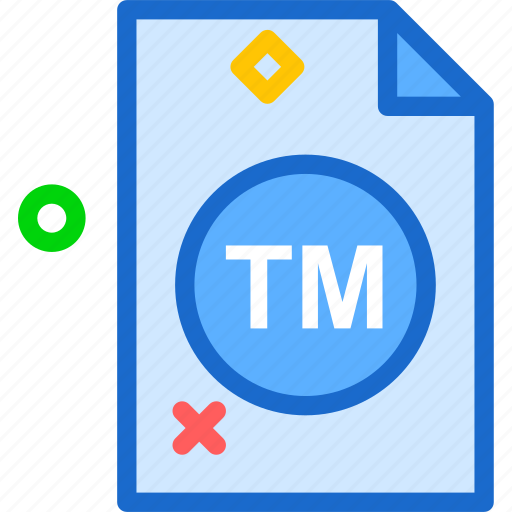 Extension, file, folder, tag, trademark icon - Download on Iconfinder