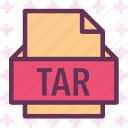 extension, file, folder, tag, tar