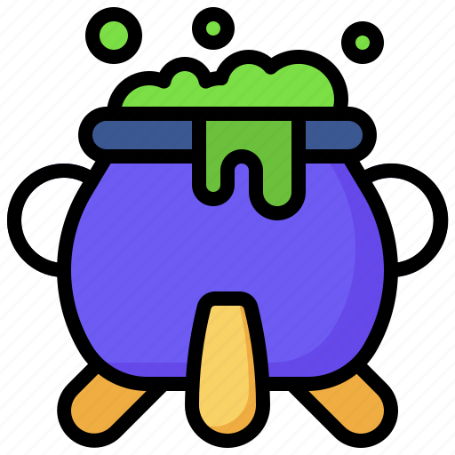 Cauldron, scary, witchcraft, potion, pothalloween icon - Download on Iconfinder