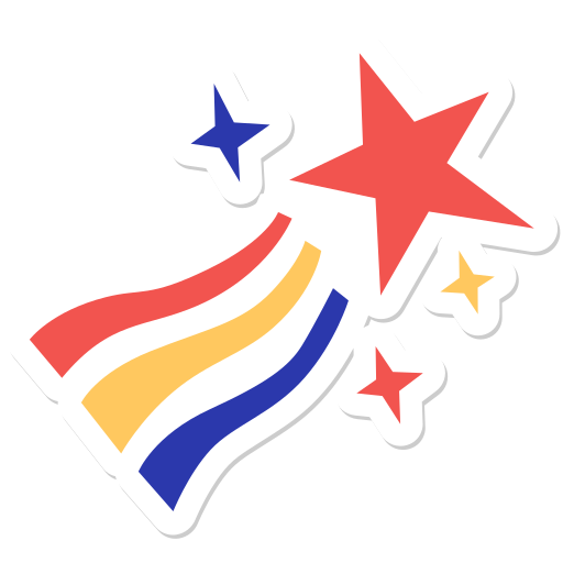Star, united states, usa, independence day, july 4, july 4th, fourth of july sticker - Free download