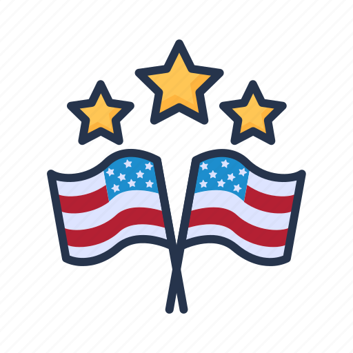 Amercan, flag, independence day, country, national, flags icon - Download on Iconfinder