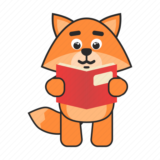 Fox, read, book icon - Download on Iconfinder on Iconfinder