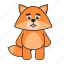 fox, sad, cute, emotion 