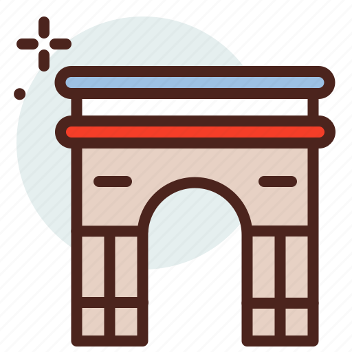 Arch, culture, france, national, paris, trumph icon - Download on Iconfinder