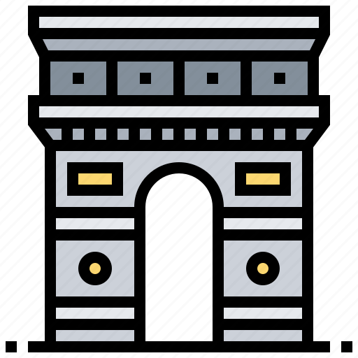 Arc, de, monument, paris, triomphe icon - Download on Iconfinder