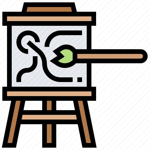 Art, board, drawing, paint, stand icon - Download on Iconfinder