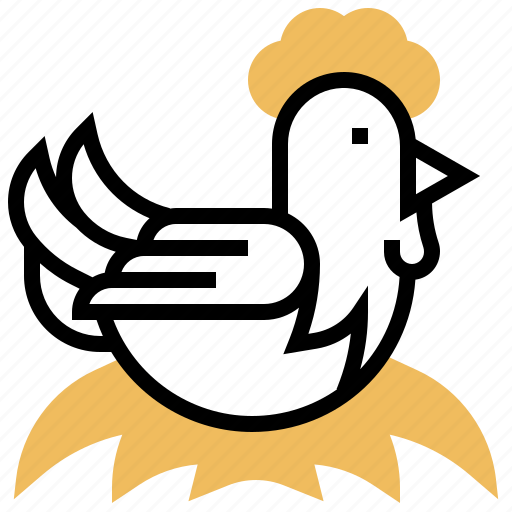 Animal, chicken, hen, livestock, poultry icon - Download on Iconfinder