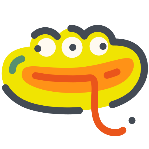 Emoji, eyes, freak, frog, three icon - Free download
