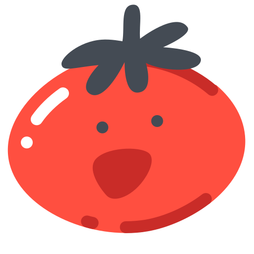 Danger, emoji, freak, tomato, vegetable icon - Free download