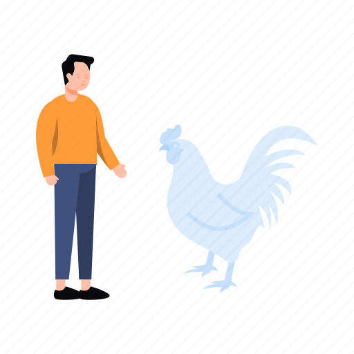 Chicken, hen, boy, freak, emoji icon - Download on Iconfinder