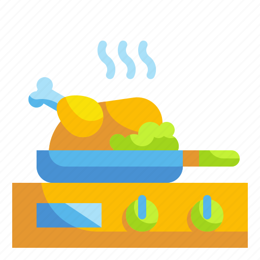 Chef, cook, cooking, food, frying, kitchenware, pot icon - Download on Iconfinder