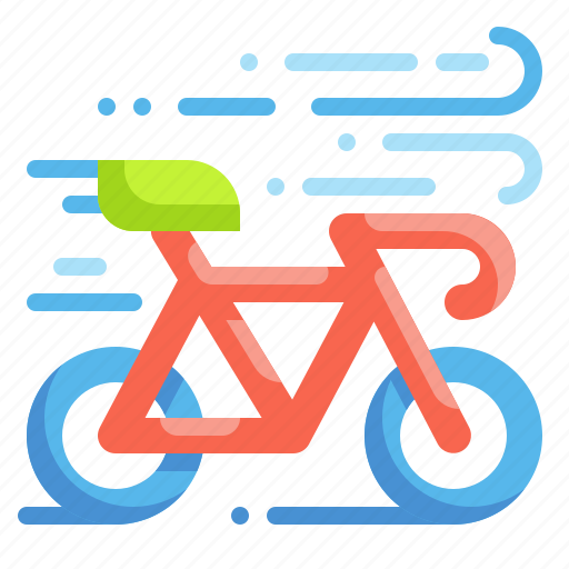 Bicycle, bike, cyclist, racer, ride, rider, transport icon - Download on Iconfinder