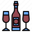 freetime, wine, bottle, drink, glass, alcohol 