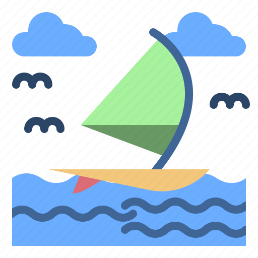 Freetime, windsurf, surf, watersport, sport icon - Download on Iconfinder