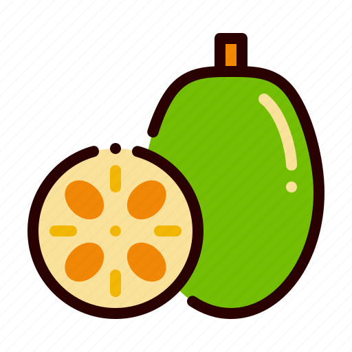 Breadfruit, food, fruit, jackfruit, tropical icon - Download on Iconfinder