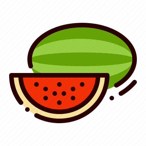 Food, fruit, healthy, juicy, watermelon icon - Download on Iconfinder