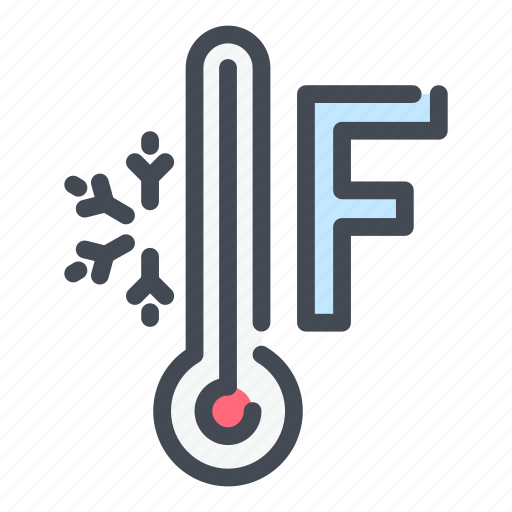 Temperature, thermometer, cold, climate, snowflake, fahrenheit, ice icon - Download on Iconfinder
