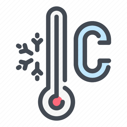 Temperature, thermometer, weather, climate, celsius, cold, snowflake icon - Download on Iconfinder