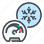 dashboard, performance, stats, snowflake, ice, temperature 