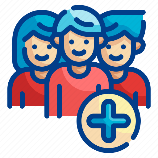 Add, friends, subscriber, group, user icon - Download on Iconfinder