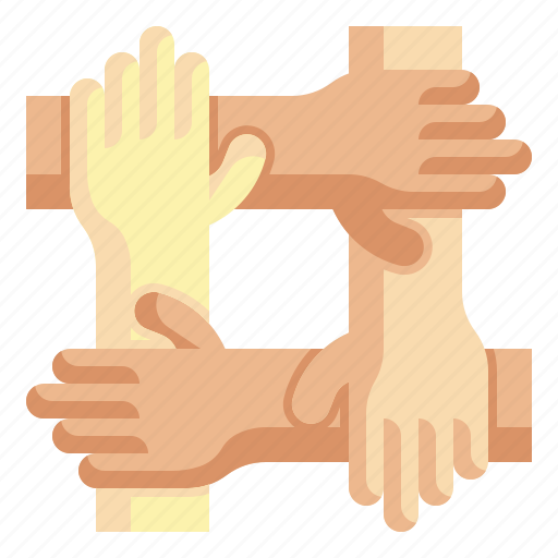 Team, hand, group, together, collaboration icon - Download on Iconfinder