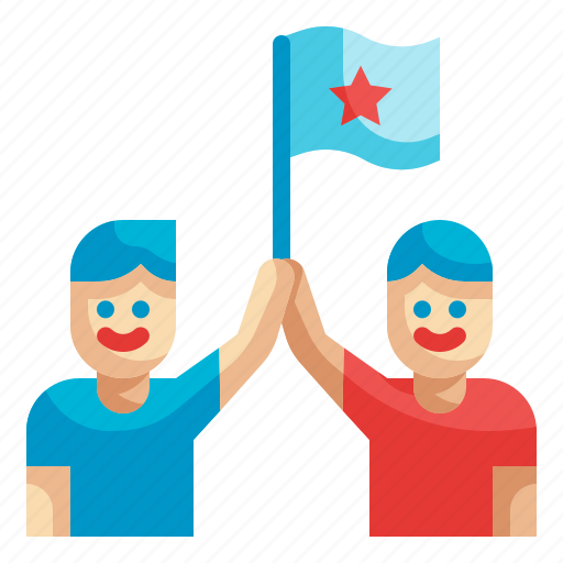 Win, together, champion, winners, partners icon - Download on Iconfinder