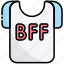 t-shirt, shirt, clothes, clothing, bff, best friend, friendship 