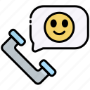 phone, mobile, communication, smiley, friendship, call, friend