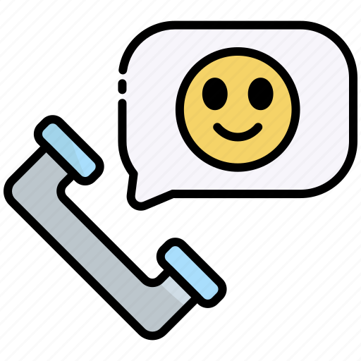 Phone, mobile, communication, smiley, friendship, call, friend icon - Download on Iconfinder