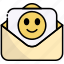 mail, email, message, smiley, friendship, envelope, expression 