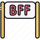 banner, best friend, poster, bff, friend, friendship, background