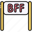 banner, best friend, poster, bff, friend, friendship, background 