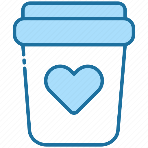 Coffee cup, coffee, beverage, drink, love, heart, friendship icon - Download on Iconfinder