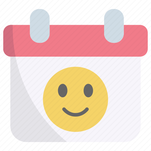 Calendar, date, schedule, friendship day, friendship, smiley, happy icon - Download on Iconfinder