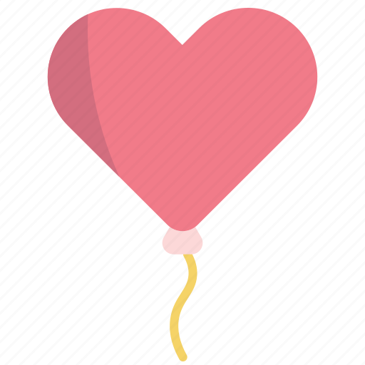 Balloon, celebration, party, event, love, decoration, heart icon - Download on Iconfinder