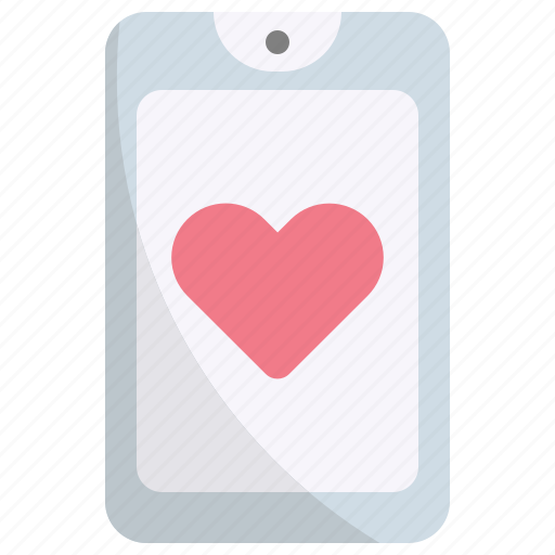 Smartphone, mobile, phone, love, heart, communication, friendship icon - Download on Iconfinder