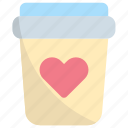 coffee cup, coffee, beverage, drink, love, heart, friendship